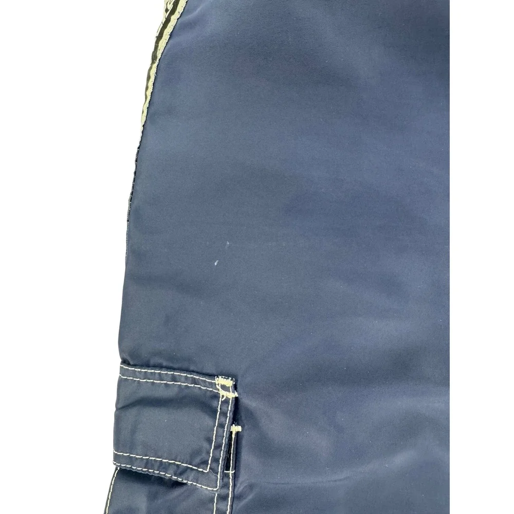 Pelagic Black Fin Shorts Mens 40 Navy Blue Board Shorts Fishing Cargo Style 201